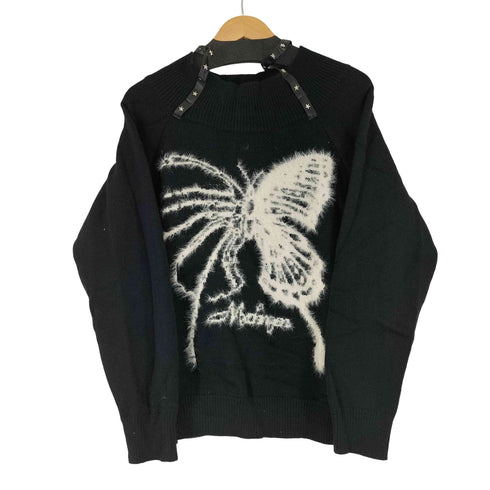 MXCHN GEN  バタフライデザイン ハイネックニット レディース